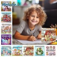 ราคา สมุดภาพภาพวาดกราฟฟิตี เมทูทัง สมุดระบายสีของขวัญภาพวาดการศึกษาการ์ตูนตลกบรรเทาความเครียดปกอ่อนสําหรับผู้ใหญ่และวัยรุ่น (41225676996)