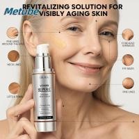 ราคา METUBE เซรั่มวิตามินซี ต่อต้านริ้วรอยด้วยกรดไฮยาลูโรนิก วิตามินอี 20 Super C Retinol Serum Hot Collagen Peptides Firming Lift Brightening Wrinkle Serum for Dark Spot (47001114817)