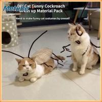 ราคา METUBE เสื้อผ้าแมลงสาบแมว อุปกรณ์สําหรับสัตว์เลี้ยงเล่นในร่มของเล่นแมว DIY Dress Up วัสดุ Pack อุปกรณ์เสริมคอสเพลย์ (28693352001)