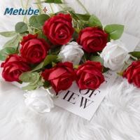 ราคา ดอกไม้ประดิษฐ์กุหลาบสีแดง 50 ซม สัมผัสเหมือนจริง สำหรับวันวาเลนไทน์ (52250140333)