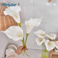 ราคา METUBE ช่อพืชเทียม EVA ขนาด 75 ซม สีขาวสำหรับการจัดดอกไม้งานแต่งงาน (29693351947)