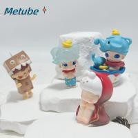 ราคา METUBE DIMOO กล่อง POP BEAN Hirono Mime Series Mini เครื่องประดับ รูปร่างใน Series POP MART การ์ตูนเดสก์ท็อปตุ๊กตาชุดของขวัญ (48950249711)