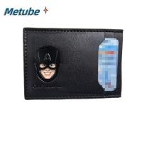 ราคา METUBE กระเป๋าบัตรBatman กัปตันอเมริกา หนังPUกันน้ำ ป้องกันการขโมย (46800657771)