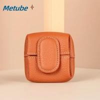ราคา METUBE กระเป๋าใส่เหรียญลายลิ้นจี่ หนังวัว ขนาดกะทัดรัด สไตล์ Y2K (56100285536)