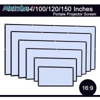 ราคา หน้าจอโปรเจคเตอร์ เมทูน 60 72 84 100 120 150 นิ้วม่านฉายสองด้าน หน้าจอแสดงผล ความละเอียดสูง แบบพับได้น้ําหนักเบาปราศจากริ้วรอย (29193502342)