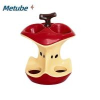 ราคา มีหลอด ที่วางแปรงสีฟันไฟฟ้า ชั้นเก็บของแปรงสีฟัน 3 หลุมใช้งานง่าย ชั้นเก็บของแปรงแต่งหน้าพลาสติกสร้างสรรค์อุปกรณ์ห้องน้ํา (43525794721)