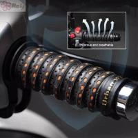 ราคา โรลี่ 2ชิ้นเทปติดแฮนด์รถจักรยานยนต์ ระบายอากาศป้องกันรอยขีดข่วนจักรยานถนนบาร์เทป ทนทานลื่นรถจักรยานยนต์สายรัดป้องกันจักรยาน (42119019101)