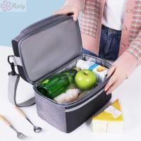 ราคา โรลี่ กระเป๋าใส่ข้าวกลางวันเก็บความร้อน กระเป๋าเก็บความเย็นความจุขนาดใหญ่ซิป ถุงเก็บอาหารมัลติฟังก์ชั่นกันน้ําที่ทนทาน (44750633596)