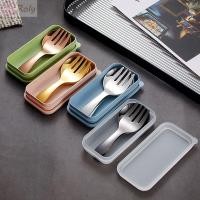 ราคา โรลี่ ชุดช้อนส้อม ที่เก็บของบนโต๊ะอาหารด้ามสั้น ชุดช้อนส้อมสแตนเลส 304 แบบพกพาผลไม้ขนมหวาน (47650277634)