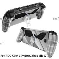ราคา คอนโซลเกมมือถือ TECF ฝาครอบป้องกันโปร่งใส TPU กันกระแทกพร้อมขาตั้งเกราะป้องกันกันลื่นสําหรับ ROG Xbox Ally Ally X (53050716413)