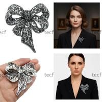 ราคา เข็มกลัดโบว์สีดำขนาดใหญ่พร้อมคริสตัล สำหรับงานศพและงานไว้อาลัย (50101094894)