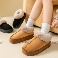 ราคา รองเท้าลุยหิมะขนนุ่มสำหรับผู้หญิง หรูหราและสวมใส่สบาย (52500726175)