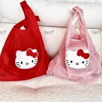ราคา กระเป๋าถือผ้าพับเก็บได้ง่าย ลายคิตตี้ สำหรับช้อปปิ้งและเก็บของได้มาก (55851225673)