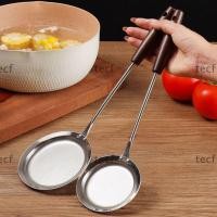ราคา เทฟ ช้อนสกิมเมอร์ด้ามไม้ตาข่ายละเอียด304กระชอนสแตนเลสทนทานหนาด้ามยาวกระชอนเกี๊ยวใช้ในครัวเรือน (51100135294)
