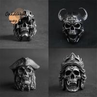 ราคา OAKDENEMYWAY Punk Indian Men Stainless Steel Gothic (41675612709)