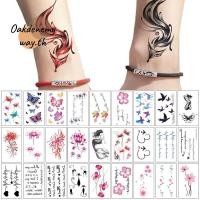 ราคา OAKDENEMYWAY สติกเกอร์ลายสักปลอม 30 ชิ้น เซ็ต กันน้ำและคงทน (44075608142)