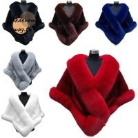 ราคา OAKDENEMYWAY ผ้าคลุมไหล่แบบตุ๊กตา กะทัดรอน สไตล์เสื้อโค้ทยามเย็น มีกระดุมขนปลอม สำหรับผู้หญิง เสื้อกั๊กสวมทับในโอกาสพิเศษ (43575622115)