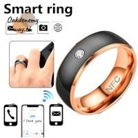 ราคา โอเคเนมีเวย์ เอ็นเอฟซี สมาร์ทแหวน สแตนเลสมัลติฟังก์ชั่นิ้วดิจิตอลแหวน สร้างสรรค์สวมใส่เชื่อมต่อกันน้ําเมจิกสวมใส่เอ็นเอฟซีแหวนนิ้วสําหรับโทรศัพท์ หุ่นยนต์ ผู (43575612265)