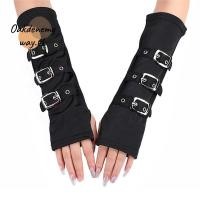 ราคา สายข้อมือสไตล์ฮิปฮอป พังค์ แบบฮาราจูกุ สีดำ มีลายตาไก่และริบบิ้น (43425625426)