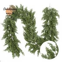 ราคา ตกลง ไซเปรสพวงมาลัยสน สีเขียวเตาผิงตกแต่งพวงหรีดสนประดิษฐ์ สร้างสรรค์อุปกรณ์ ทําเอง เทศกาลเครื่องประดับ200เซนติเมตรตกแต่งคริสต์มาส (40325483961)