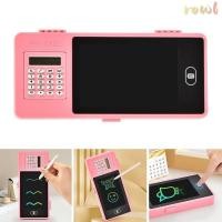 ราคา ดินสอกด พร้อมหน้าจอ จอแอลซีดี พร้อมกล่องใส่ปากกาเครื่องคิดเลข มัลติฟังก์ชั่น 3 ใน 1 กระดานวาดภาพลบได้ กล่องเครื่องเขียนความจุขนาดใหญ่นัก (53650238085)