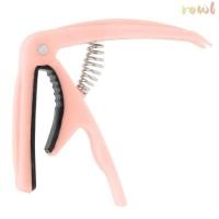 ราคา ROWL Guitar Capo เปลือก ABS 6 สาย คาโป้เครื่องมือร้อยเชือก มั่นคง พร้อมสปริงสีดํา ชมพู ที่หนีบกีตาร์สําหรับกีตาร์โปร่งและกีตาร์ไฟฟ้า (50600097389)