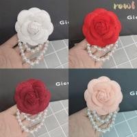 ราคา เข็มกลัด ROWL Camellia พู่หางเป็ดประดับไข่มุกและขนสัตว์ อุปกรณ์เสริมสำหรับเสื้อในสไตล์เกาหลี (49500662655)