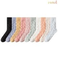 ราคา ถุงเท้าฝ้ายสำหรับฤดูหนาว ดีไซน์กำมะหยี่ปะการัง พื้นนุ่มและอบอุ่น (50200097347)