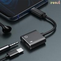 ราคา ROWL แจ็คอะแดปเตอร์หูฟัง อลูมิเนียม 2 in 1 Type C ถึง 3 5 มม AUX Audio Adapter ทนทานฟังชาร์จพูดคุย Type C ถึง Aux Audio หูฟัง Splitter สําหรับ HUAWEI Letv (53950659566)