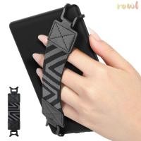 ราคา ROWL eReader Secure Hand Strap Anti Drop Versatile Finger Grip Holder Anti Slip Portable PU Leather Handle Fixed Belt for Kindle Kobo Voyaga 6 8 E Book Tablet (52350664519)