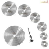 ราคา โทรว์ 6ชิ้น ใบเลื่อยวงเดือน ใบมีดสว่านไฟฟ้าเหล็กความเร็วสูงอเนกประสงค์ คุณภาพสูงขนาดเล็กเครื่องมือตัดงานไม้ใบมีดเครื่องบดไฟฟ้าชุดเครื่องมือ (52300092415)