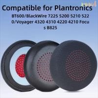 ราคา ROWL 1 คู่แผ่นรองหูฟังหูฟังสําหรับ Plantronics BT600 BlackWire 7225 5200 5210 5220 Voyager 4320 4310 4220 4210 Focus B825 (50900664513)