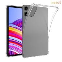 ราคา ROWL แท็บเล็ต 4 ถุงลมนิรภัย TPU ฝาหลัง เปลือกป้องกันแบบนุ่มกันกระแทกแบบใสสําหรับ Redmi Pad Redmi Pad SE 12 1 11 นิ้ว (49400202327)