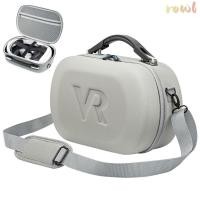 ราคา ROWL กระเป๋าถือ กันกระแทก Anti Scratch VR ชุดหูฟังกระเป๋าเก็บ 2024 กันน้ําแบบพกพา Hard Shell สําหรับ Meta Quest 3S HTC VIVE Focus Vision (27993420364)