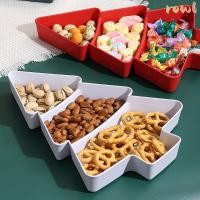 ราคา ร็อคล์ จานใส่ขนมคริสต์มาสความจุขนาดใหญ่3 กวนส์ จานขนมพลาสติก มัลติฟังก์ชั่บ้านซัพพลายพลาสติกรูปต้นคริสต์มาสจานผลไม้พรรคซัพพลาย (51200016454)