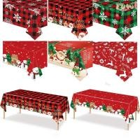 ราคา ผ้าปูโต๊ะใช้แล้วทิ้ง พลาสติกสีบรอนซ์ ออกแบบด้วยมนุษย์หิมะและเกล็ดหิมะสำหรับคริสต์มาส (49450051467)