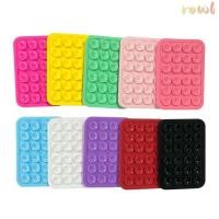 ราคา ROWL แผ่นดูดโทรศัพท์ ที่วางโทรศัพท์ถ้วยดูดซิลิโคนคงที่ กาวด้านหลังนุ่มกันลื่นอุปกรณ์โทรศัพท์มือถือโทรศัพท์ติดตั้งถ้วยดูด (51200659489)