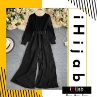 ราคา ชุดจั๊มสูท เสื้อแขนยาว กางเกงขายาว สีดำ มีเข็มขัดให้ด้วยค่ะ พร้อมส่งจากนนทบุรี (7257072169)