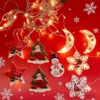 ราคา ไฟม่านดาวโซล่าเซลล์ ไฟคริสต์มาส 3เมตร 10LED ไฟกระพริบ ไฟตกแต่งLED ม่านไฟ ลายพระจันทร์ ไฟตกแต่งไฟประดับสถานที่ (52951167266)