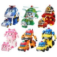 ราคา Robocar Poli ของเล่นหุ่นยนต์ แปลงร่างเป็นรถ ของเล่นเสริมพัฒนาการสำหรับเด็ก (28430404917)