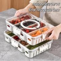 ราคา กล่องถนอมอาหารตู้เย็น กล่องเก็บอาหารอเนกประสงค์ พร้อมฝาปิด สําหรับใส่อาหาร เนื้อสัตว์ ผัก อเนกประสงค์ การปิดผนึกที่ดี (26164848786)