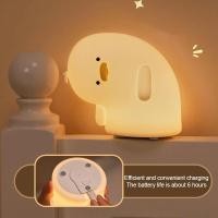 ราคา โคมไฟ น้องเป็ดขี้สงสัย ตั้งโต๊ะ หัวเตียง อ่านหนังสือ ไฟสีเหลืองวอร์มไวท์ ปรับระดับไฟ 3 ระดับ ตบตูด ไร้สาย (28088815880)