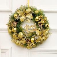 ราคา พร้อมส่ง พวงหรีดคริสต์มาส แขวนผนัง ฉากสร้างสรรค์ ประดับต้นคริสต์มาส จี้ไฟ ประดับประตูคริสต์มาส (29718479092)
