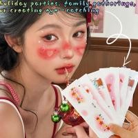 ราคา 8ชิ้นคริสต์มาสใบหน้าสักชั่วคราวสติ๊กเกอร์ ปลอดสารพิษ แพ้ง่าย สําหรับเด็ก ผู้ใหญ่ Festive Party Makeup Social Media Designs (40612362299)