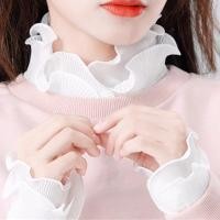 ราคา ปกเสื้อเชิ้ตปลอม ผ้าชีฟอง แต่งลูกไม้ แต่งระบาย สีขาว แบบทันสมัย หรูหรา แฟชั่นสําหรับผู้หญิง (23702220449)