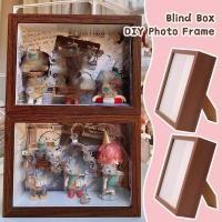 ราคา 1 2ชิ้น ขาตั้งจอแสดงผลแบบตั้งโต๊ะสําหรับรุ่นมินิ กรอบไม้วอลนัทพร้อมลูกแก้วใสเคสเก็บฝุ่นสําหรับตัวเลขกล่องตาบอด (43511991093)