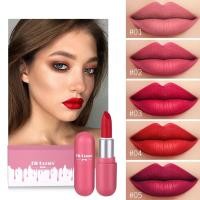 ราคา ลิปสติก เนื้อแมตต์กํามะหยี่ แคปซูลขนาดเล็ก เนื้อแมตต์ ลิปทินท์ ลิปคัพ กันน้ํา เรียบลื่น ละเอียดอ่อน ลิปสติก สีนู้ด ติดทนนาน ชุ่มชื้น เครื่องสําอางสําหรับแต่งหน้า (15677840973)