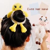 ราคา ยางรัดผม แบบยืดหยุ่น ลายการ์ตูนสัตว์น่ารัก แพนด้า เป็ด กระต่าย วัว กบ ขนปุย อบอุ่น เครื่องประดับ สําหรับผู้หญิง (21846220939)