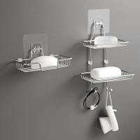 ราคา ที่วางสบู่สแตนเลสแบบสองชั้นสําหรับติดผนัง (6987724011)