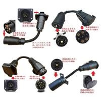 ราคา ติดตั้งง่าย ปลั๊กแปลงมาตรฐานสหรัฐฯ สหภาพยุโรปสำหรับรถยนต์ RV รถพ่วง สายไฟแปลง ไฟท้าย อุปกรณ์ปรับเปลี่ยน QEX1 (28784191967)